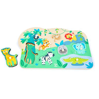 Wild Animals Peg Puzzle
