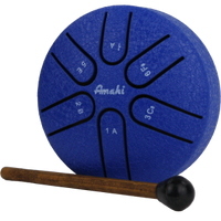3" Steel Tongue Drum - Blue