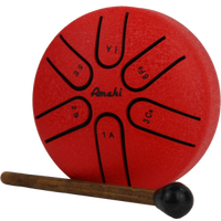 3" Steel Tongue Drum - Red