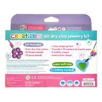 Creatibles: Air Dry Clay Jewelry Kit - Blissful Blooms
