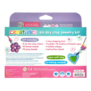 Creatibles: Air Dry Clay Jewelry Kit - Blissful Blooms