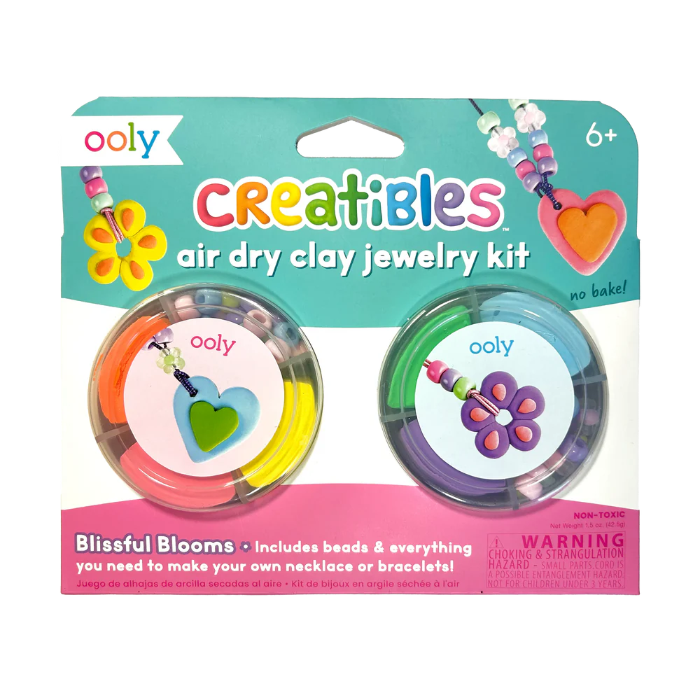 Creatibles: Air Dry Clay Jewelry Kit - Blissful Blooms