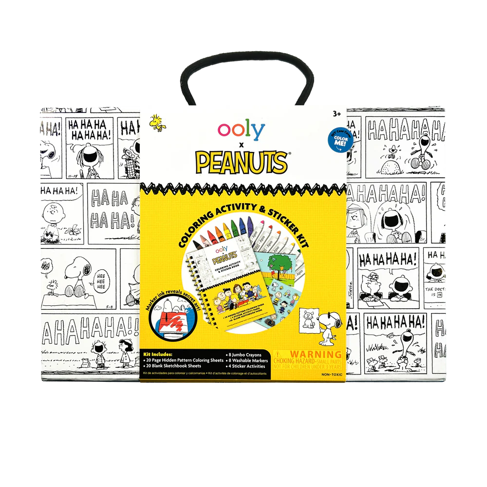 Ooly x Peanuts: Coloring Activity & Sticker Kit