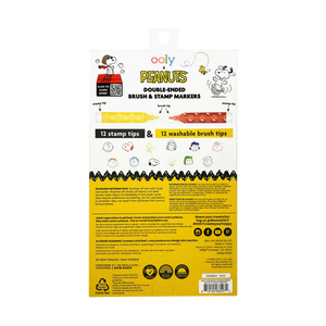 Ooly x Peanuts: Double Ended Brush & Stamp