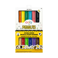 Ooly x Peanuts: Double Ended Brush & Stamp
