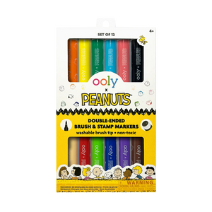 Ooly x Peanuts: Double Ended Brush & Stamp