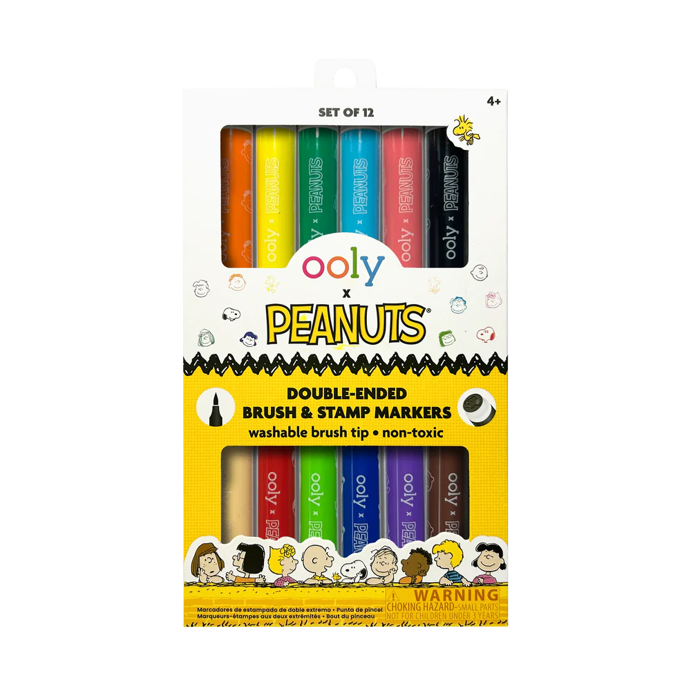 Ooly x Peanuts: Double Ended Brush & Stamp