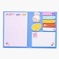Side Notes Sticky Tab Notes Set - Happy Day