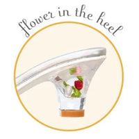 Mariona Silver High Heel Slipper 10/11