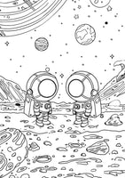 XXL Coloring Book - Space Race
