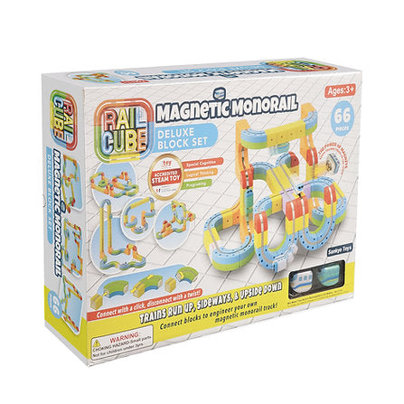 Rail Cube Magnetic Monorail Deluxe Set