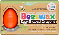 Beeswax Egg Crayons
