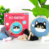 Pet Portraits - Cat Punch Needle
