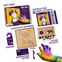 OKTO Coloring with Clay by Numbers - Cat
