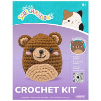 Squishmallow Crochet Kit Omar Bear
