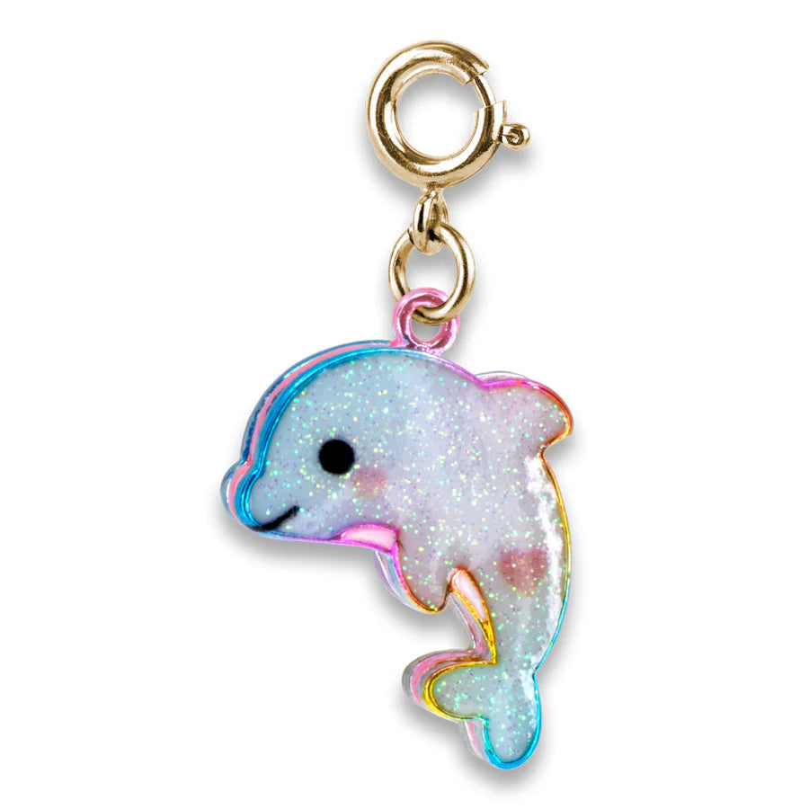 Charm It! Glitter Tie-Dye Dolphin Charm