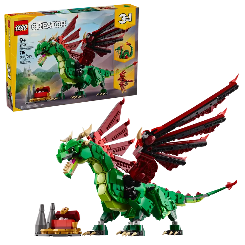 Lego 3 in 1 Medieval Dragon