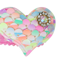 Sequin Heart Hair Clip
