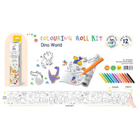 Coloring Roll Kit - Dino World
