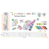 Coloring Roll Kit - Unicorn Fantasy