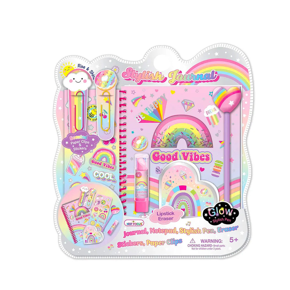Rainbow Stylish Journal | Noggin Factory Toy Shop
