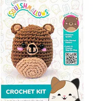 Squishmallow Crochet Kit Omar Bear