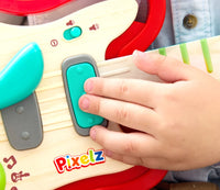 Pixelz Rainbow Rock Guitar
