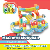 Rail Cube Magnetic Monorail Deluxe Set
