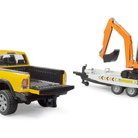 Ram Rental Service w/Trailer and Mini Excavator