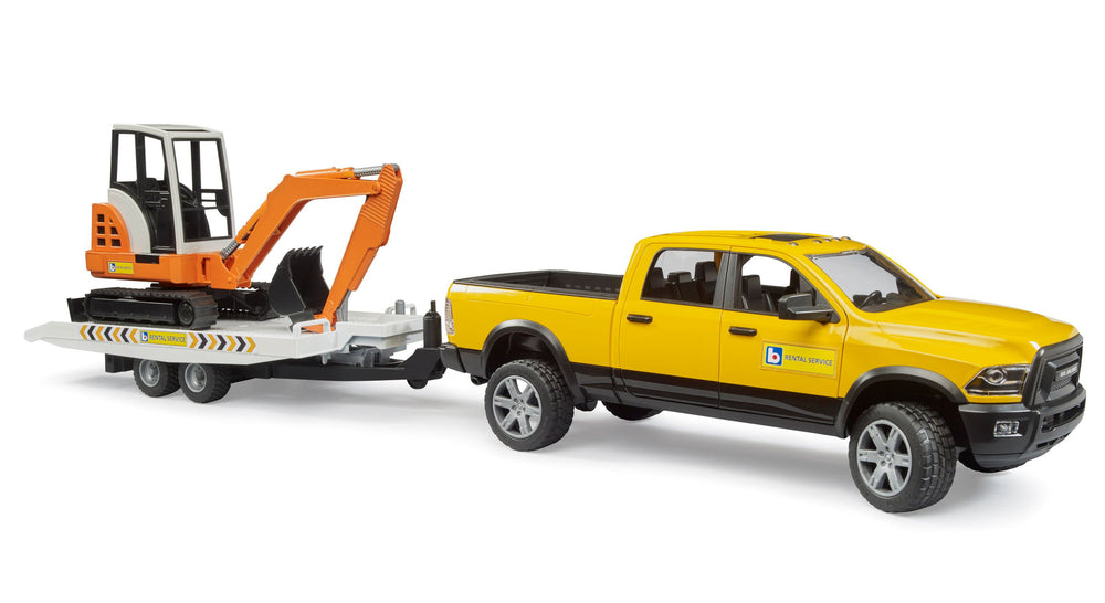 Ram Rental Service w/Trailer and Mini Excavator