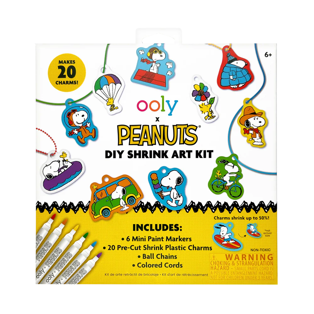 Ooly x Peanuts: DIY Shrink Art Kit