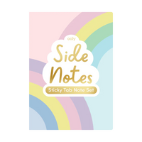 Side Notes Sticky Tab Notes Set - Pastel Rainbow
