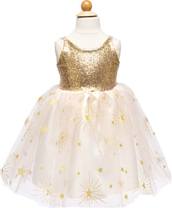 Golden Glam Party Dress 3/4