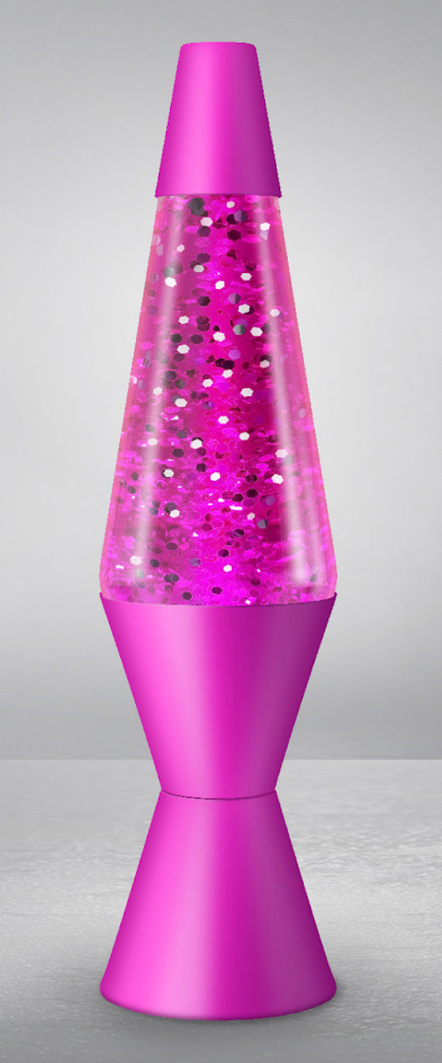 Pink Sparkle Lava Lamp 14.5