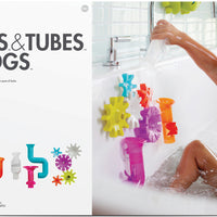 Boon Pipes & Tubes & Cogs Building Bath Toy Bundle