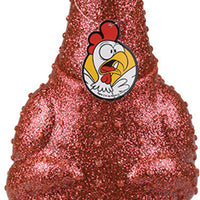 Giant Sparkle Rubber Chicken - Assorted