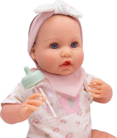 Bonbebe 15.5" Weighted Reborn Baby, Pink

