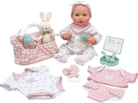 Bonbebe 15.5" Weighted Reborn Baby, Pink
