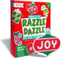 Mini Razzle Dazzle DIY Gem Sticker Set - Jingle & Joy
