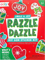 Mini Razzle Dazzle DIY Gem Sticker Set - Jingle & Joy
