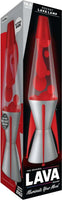 14.5" Lava Lamp - Astrosurge Rocket Red/Clear
