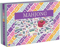 Mahjong Tile Set in Colorful Carrying Case

