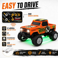 Hyper Drive Mini RC Retro Truck
