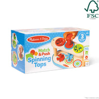 Match & Push Spinning Tops
