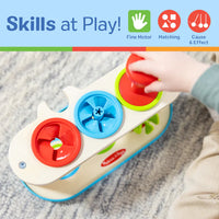 Match & Push Spinning Tops
