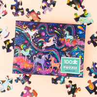 Unicorn Galaxy 100pc Holographic Puzzle