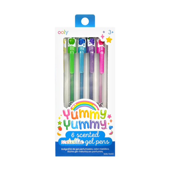 Yummy Yummy 6 Scented Metallic Gel Pens