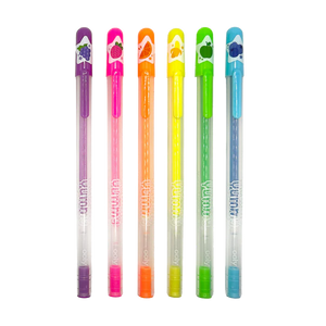 Yummy Yummy 6 Scented Neon Gel Pens