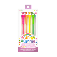 Yummy Yummy 6 Scented Neon Gel Pens
