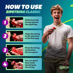 ZipString - blue